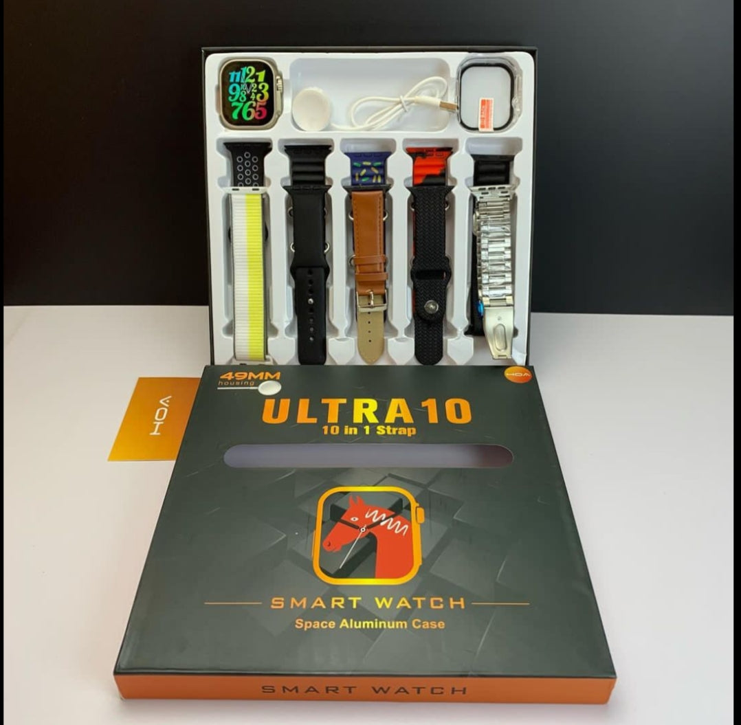 Ultra 10 Smartwatch - (10 in 1 Pack)