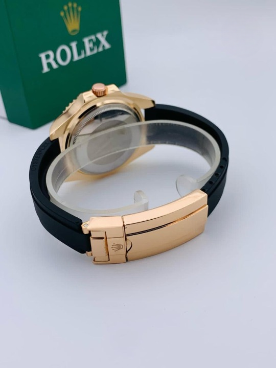 ROLEX Yacht Master Watch – Luxury Gold & Black Men's Timepiece