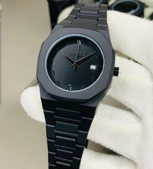 White or Black Arabic Aura Watch – Classic Arabic Dial Timepiece
